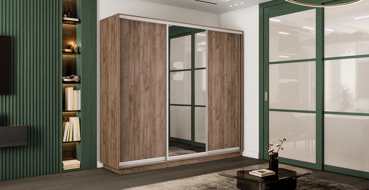 

Шкаф-купе Цвет Диванов, Дуб табачный;зеркало, ГОСТ NEW 3Д 45 ЛДСП/ЗЕРКАЛО/ЛДСП