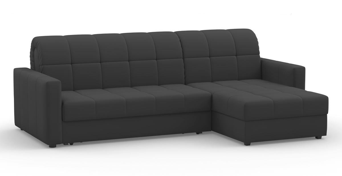 

Диван прямой Цвет Диванов, Серый, Инсбрук NEXT 120 K-3 с оттоманкой мини