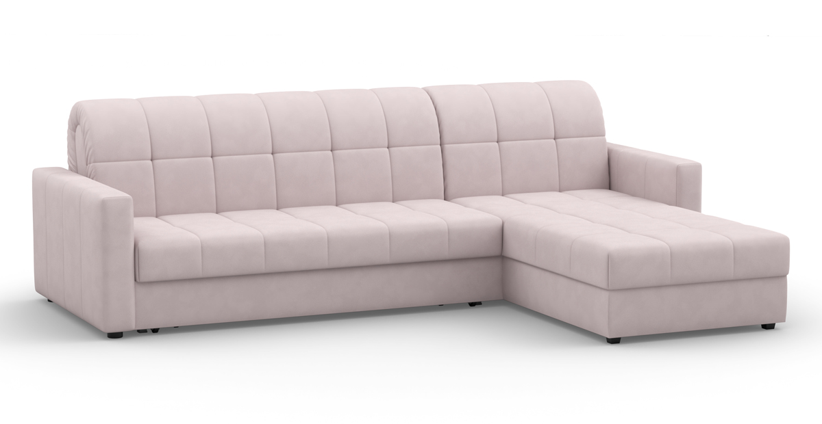 

Диван прямой Цвет Диванов, Розовый, Инсбрук NEXT 155 K-3 с оттоманкой макси